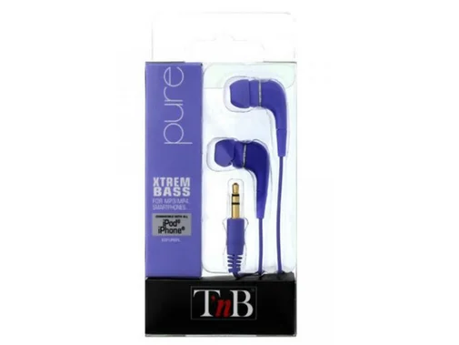Фото: Навушники TnB Pure Earphones фіолетові № 5 | KTC