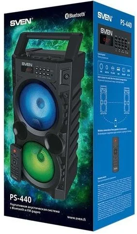 Фото: Акустика для вечірок Sven PS-440 Black (00410097) № 11 | KTC