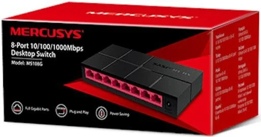 Фото: Комутатор Mercusys MS108G № 4 | KTC