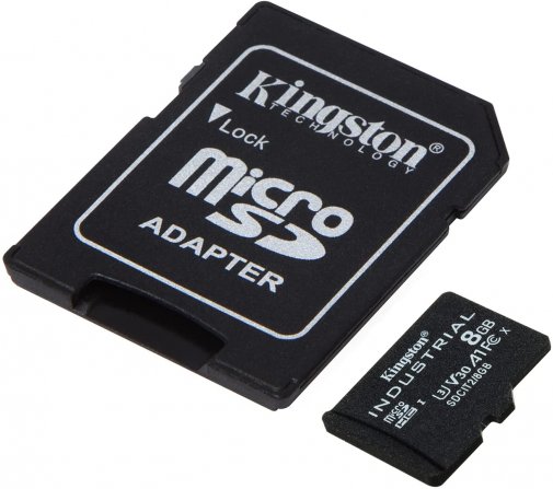 Карта пам'яті Kingston C10 A1 pSLC Micro SDHC 8GB with Adapter (SDCIT2/8GB)