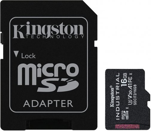 Карта пам'яті Kingston C10 A1 pSLC Micro SDHC 16GB with adapter (SDCIT2/16GB)