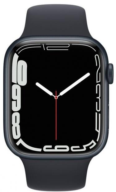 Смарт годинник Apple Watch Series 7 GPS - 45mm Midnight Aluminum Case (MKN53)