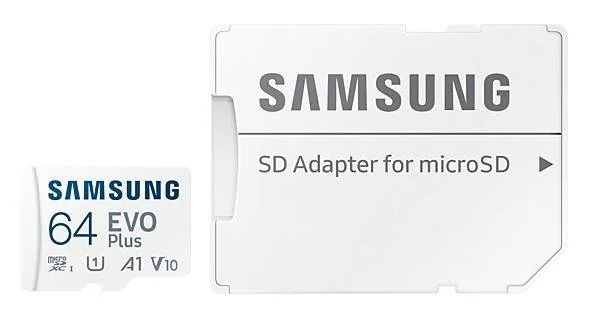 Фото: FLASH пам'ять Samsung Evo Plus Micro SDXC 64Gb with adapter (MB-MC64KA/RU) № 9 | KTC