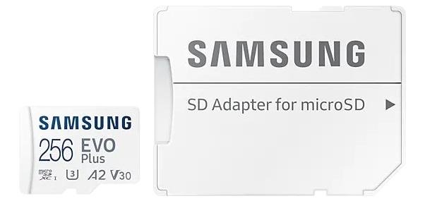 Карта пам'яті Samsung Evo Plus A2 Micro SDXC 256Gb (MB-MC256KA/RU)