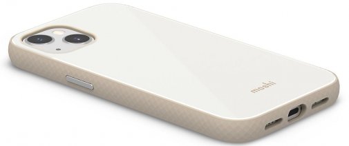  Чохол Moshi for iPhone 13 - iGlaze Slim Hardshell Case Pearl White (99MO132102)