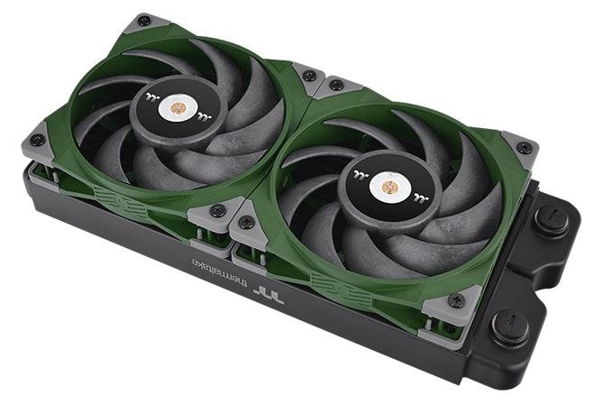 Вентилятор для корпуса Thermaltake Toughfan Racing Green (CL-F117-PL12RG-A)