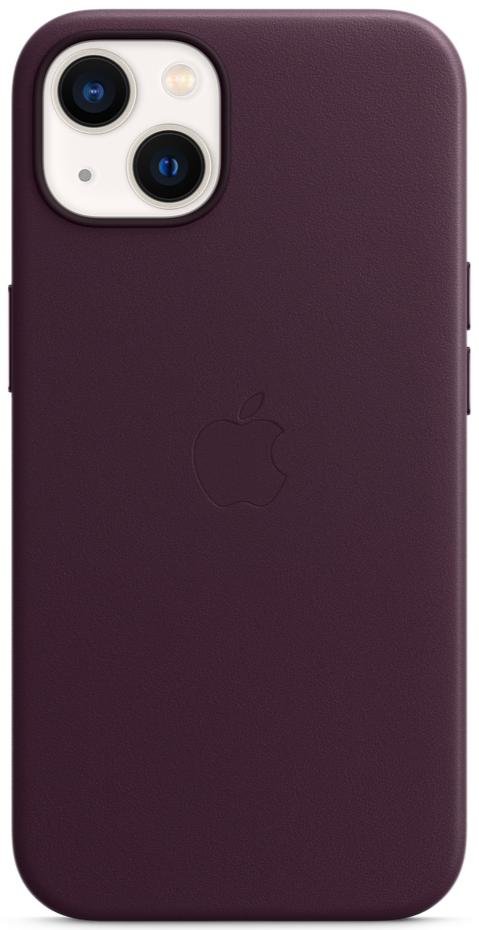 Чохол Apple for iPhone 13 - Leather Case with MagSafe Dark Cherry (MM143)