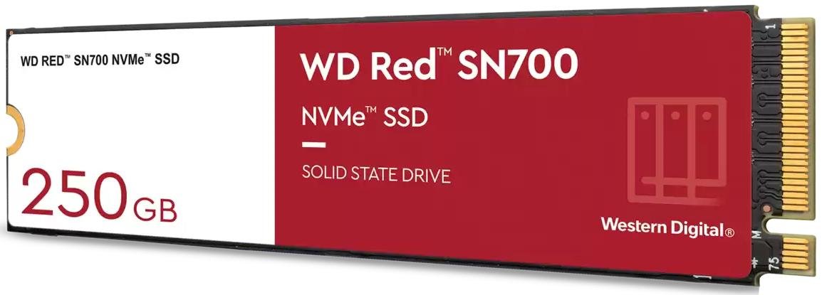 SSD-накопичувач Western Digital SN700 Red 2280 PCIe 3.0 x4 NVMe 250GB (WDS250G1R0C)