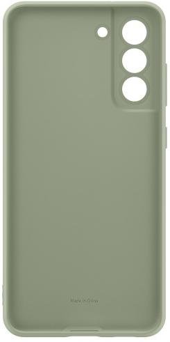 Чохол Samsung for Galaxy S21 FE - Silicone Cover Olive Green (EF-PG990TMEGRU)