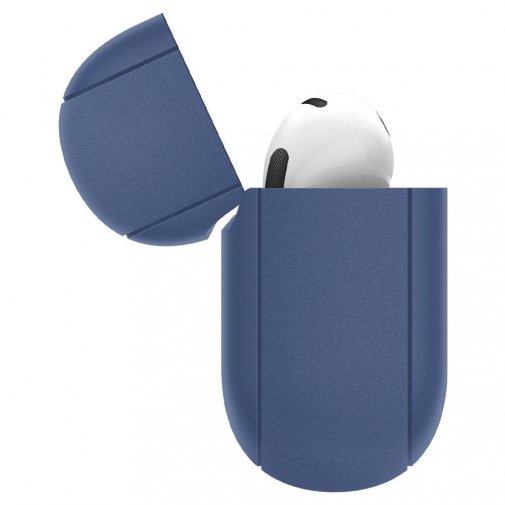 Чохол Spigen for Apple Airpods 3 - Silicone Fit Deep Blue (ASD02899)