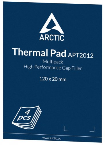  Термопрокладка Arctic Thermal Pad 4pcs 120x20x0.5mm (ACTPD00023A)