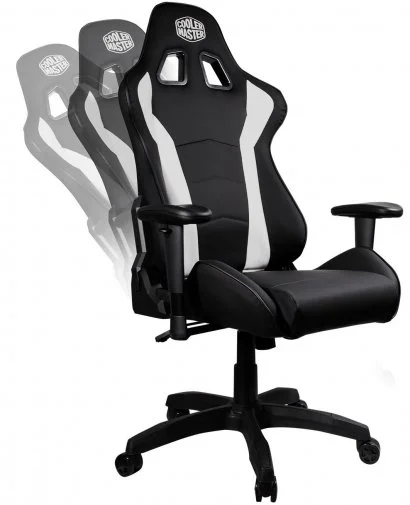 Фото: Крісло Cooler Master Caliber R1 White/Black (CMI-GCR1-2019W) № 9 | KTC