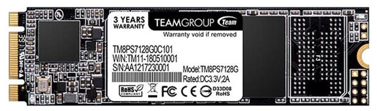  SSD-накопичувач Team MS30 2280 SATA III 128 GB (TM8PS7128G0C101)