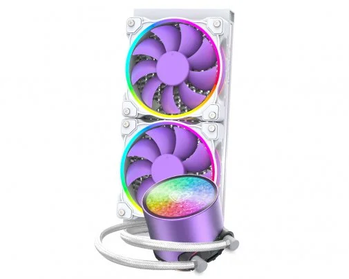 Фото: Система рідинного охолодження ID-COOLING Pinkflow 240 Diamond Purple № 11 | KTC