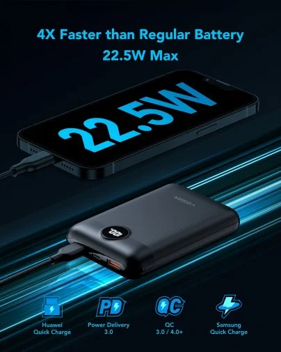 Фото: Батарея універсальна Veger S20 mini 20000mAh Black (S20 Black) № 13 | KTC