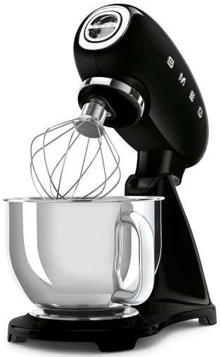 Фото: Планетарний міксер Smeg Retro Style Black (SMF03BLEU) № 8 | KTC