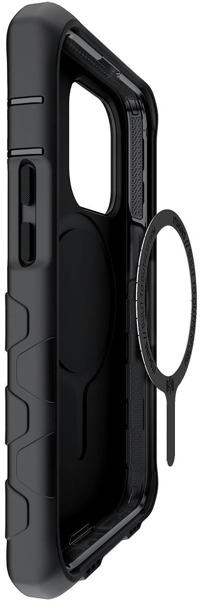 Чохол iTSkins for iPhone 14 Pro Max VAULT R SOLID with MagSafe Charcoal Black (AP4M-VAMSO-CABL)