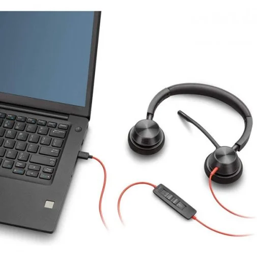 Фото: Гарнітура Plantronics Blackwire 3320 USB-A Black (213934-01) № 9 | KTC