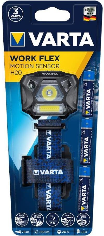 Ліхтарик Varta Work Flex Motion Sensor H20