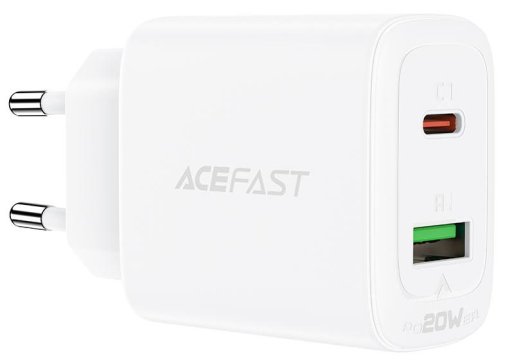 Зарядний пристрій Acefast A25 PD20W White (AFA25W)