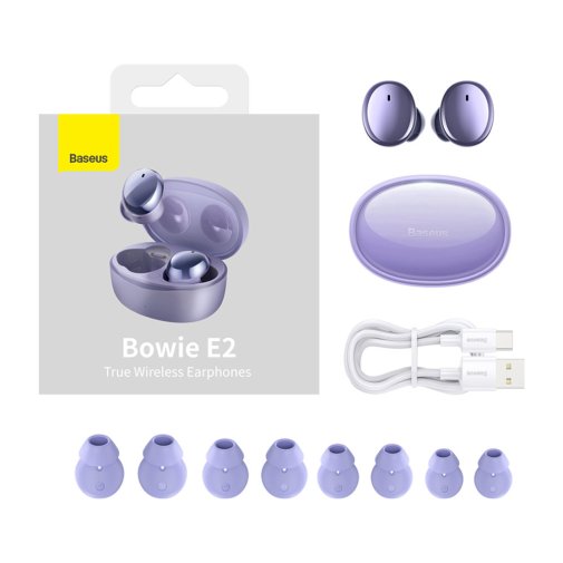 Навушники Baseus Bowie E2 TWS Purple (NGTW090005)