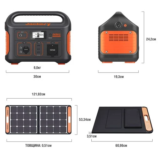 Фото: Зарядна станція Jackery Explorer 500 500W 518Wh № 10 | KTC