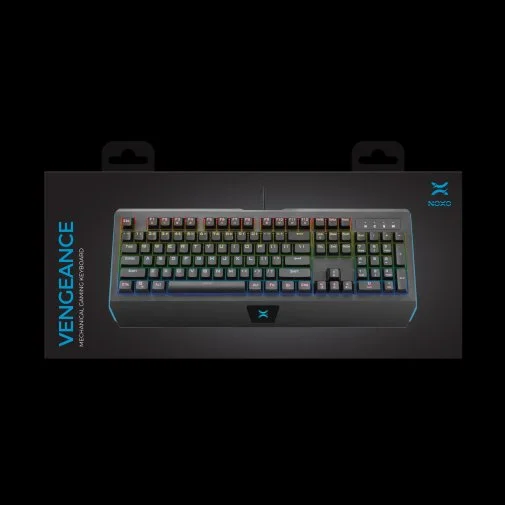Фото: Клавіатура NOXO Vengeance Mechanical Blue Switches Black (4770070882122) № 11 | KTC
