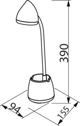Настільна лампа Philips LED Reading Desk lamp Hat White (929003241007)