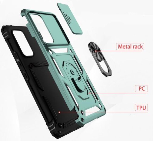 Чохол BeCover for Xiaomi Redmi 10C - Military Dark Green (708335)