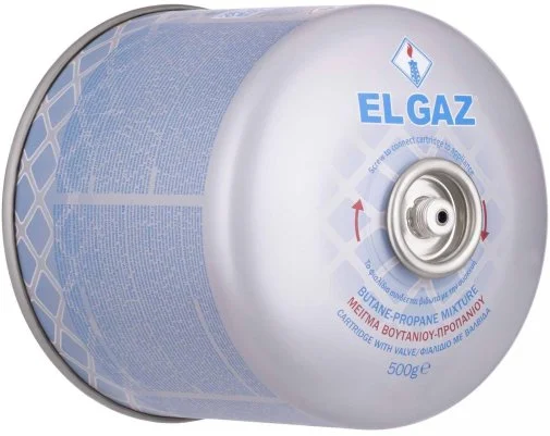 Фото: Балон-картридж газовий EL GAZ ELG-800 500g (104ELG-800) № 6 | KTC