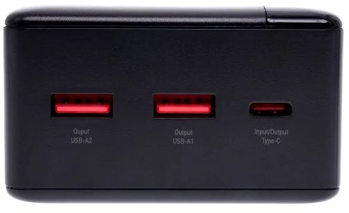 Фото: Батарея універсальна Move speed K30 30000mAh 22.5W Black (YSPBK30-22K) № 9 | KTC