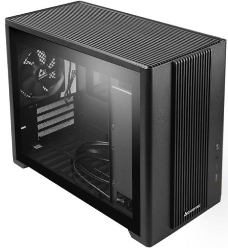 Корпус Chieftec Uni BX-10B-OP Black with window