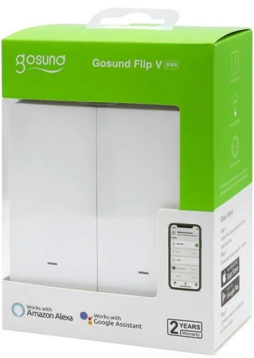 Фото: Вимикач Gosund Light Switch 2 buttons White № 9 | KTC