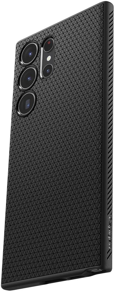 Чохол Spigen for Samsung Galaxy S23 Ultra - Liquid Air Matte Black (ACS05614)