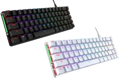 Фото: Клавіатура ASUS ROG Falchion Ace LED NX RD 68key USB ENG Black (90MP0346-BKUA01) № 8 | KTC