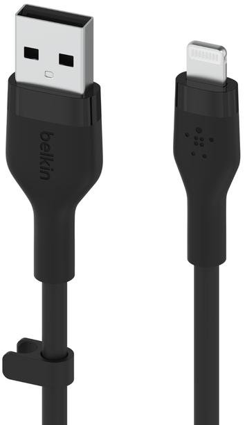 Кабель Belkin Silicone AM / Lightning MFI 3m Black (CAA008BT3MBK)