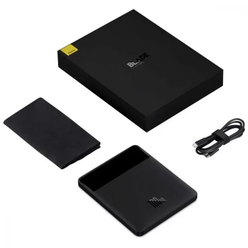 Фото: Батарея універсальна Baseus Blade 20000mAh 100W Black (PPDGL-01) № 12 | KTC