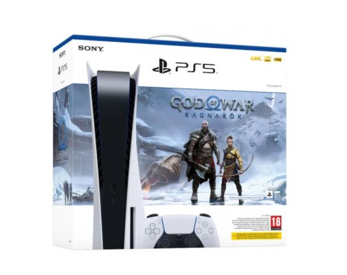 Ігрова приставка PlayStation 5 (GoW Ragnarok) (Код) + Cyberpunk 2077 + Shadow of the Tomb Raider Standard Edition