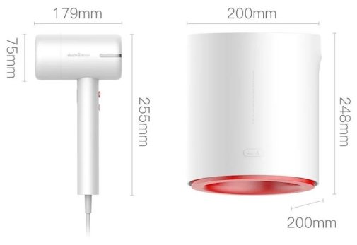 Фен із сушаркою для рук Xiaomi Deerma Multi Function Dryer Hair Dryer (DEM-GS100)