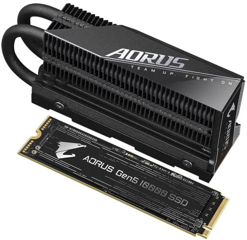 SSD-накопичувач Gigabyte Aorus Gen5 10000 2280 PCIe 5.0 x4 NVMe 2.0 2TB (AG510K2TB)