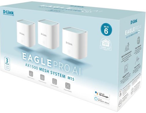 Wi-Fi система D-Link M15 Eagle Pro AI 3PK (M15-3)