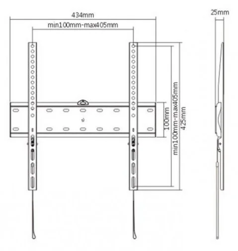 Фото: Кронштейн Gembird WM-55F-02 Black № 6 | KTC