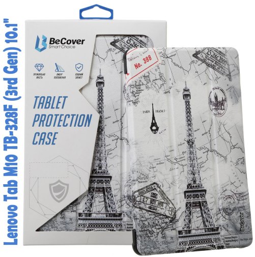 Чохол для планшета BeCover for Lenovo Tab M10 TB-328F 3rd Gen - Smart Case Paris (708296)