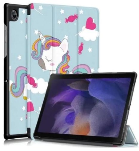 Чохол для планшета BeCover for Samsung Tab A8 SM-X200/SM-X205 - Smart Case Unicorn (707578)