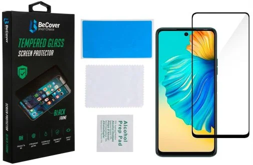 Фото: Захисне скло BeCover for Tecno Camon 19 CI6n/19 Pro CI8n - Black (708162) № 5 | KTC