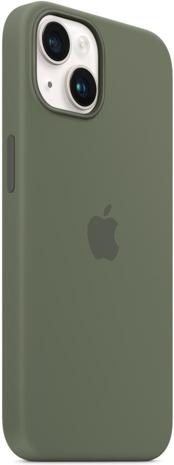 Чохол Apple for iPhone 14 - Silicone Case with MagSafe Olive (MQU83)