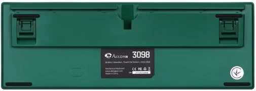 Фото: Клавіатура Akko 3098S London 98Key CS Silver Hot-Swap RGB ENG/UKR White/Green (6925758616836) № 19 | KTC