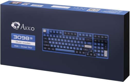 Клавіатура Akko 3098B Ocean Star 98Key CS Crystal Switchs RGB ENG Black/Blue (6925758623711)