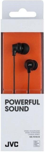 Навушники JVC HA-FX10 Black (HA-FX10-B-EF)