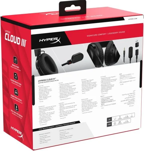 Фото: Гарнітура HyperX Cloud III Black (727A8AA) № 20 | KTC